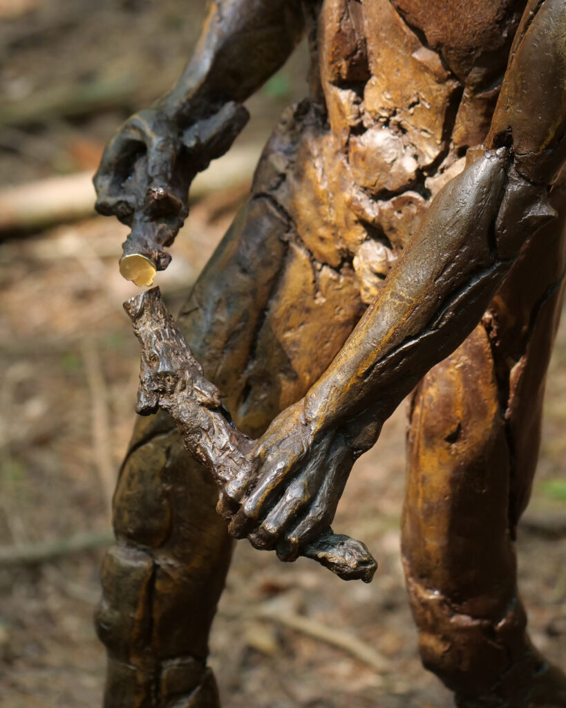 DESIRE, fragment, 2024, brąz, 78 × 55 × 45 cm